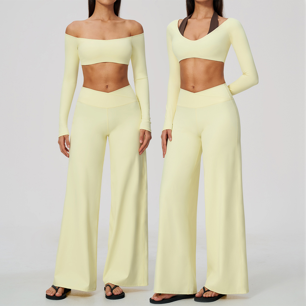 Compression Long Pant - 여성용 2피스 트레이닝복 세트, 운동복, 헬스복,