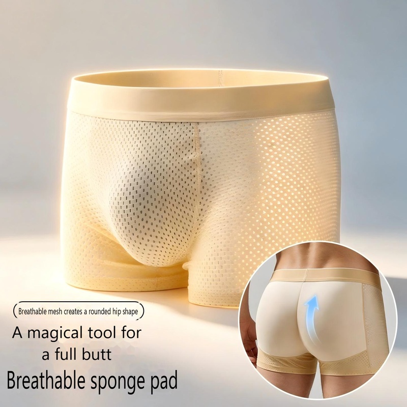 남성용 패드형 복서 속옷, 섹시한 힙업 효과, 통기성  - Trunk Breathable Men 리뷰 및 가격