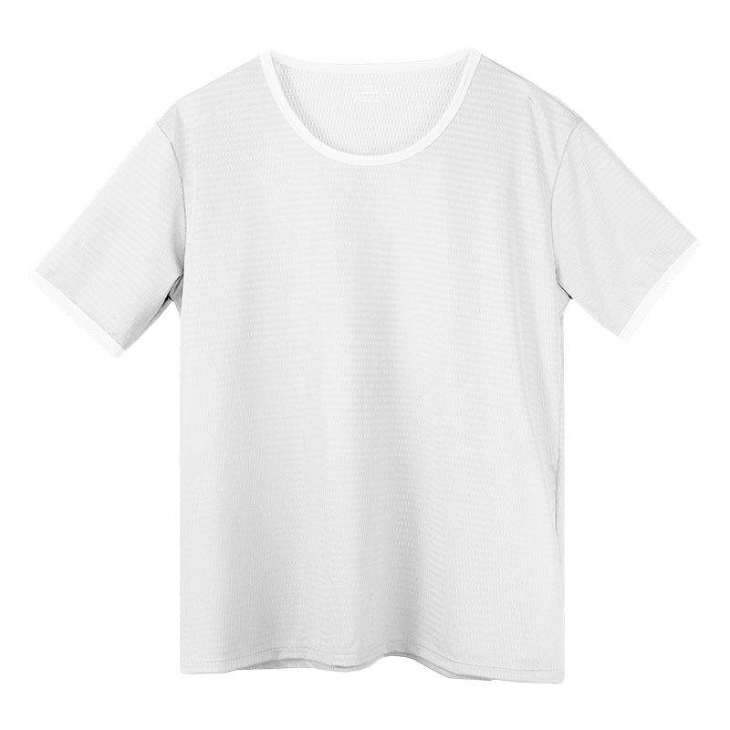 남성용 아이스 실크 소재의 심리스 티셔츠, 단색 크루넥 - Undershirt Crew Neck 리뷰 및 가격