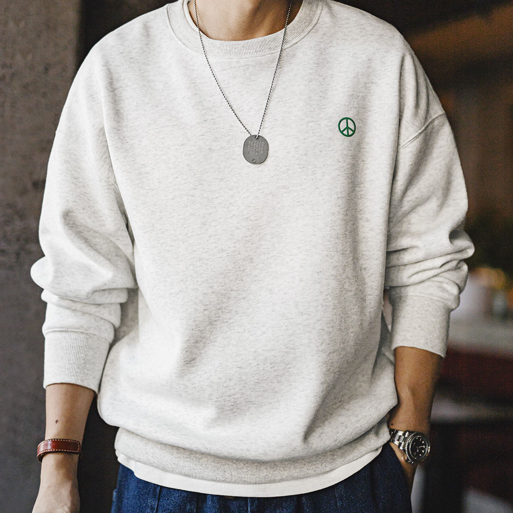 Maden 남성용 캐주얼 라운드넥 후디, 기본 루즈핏  - Undershirt Crew Neck 리뷰 및 가격